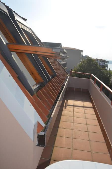 Ferienwohnung Precioso Atico A Pie De Playa, En Mino. Exterior foto